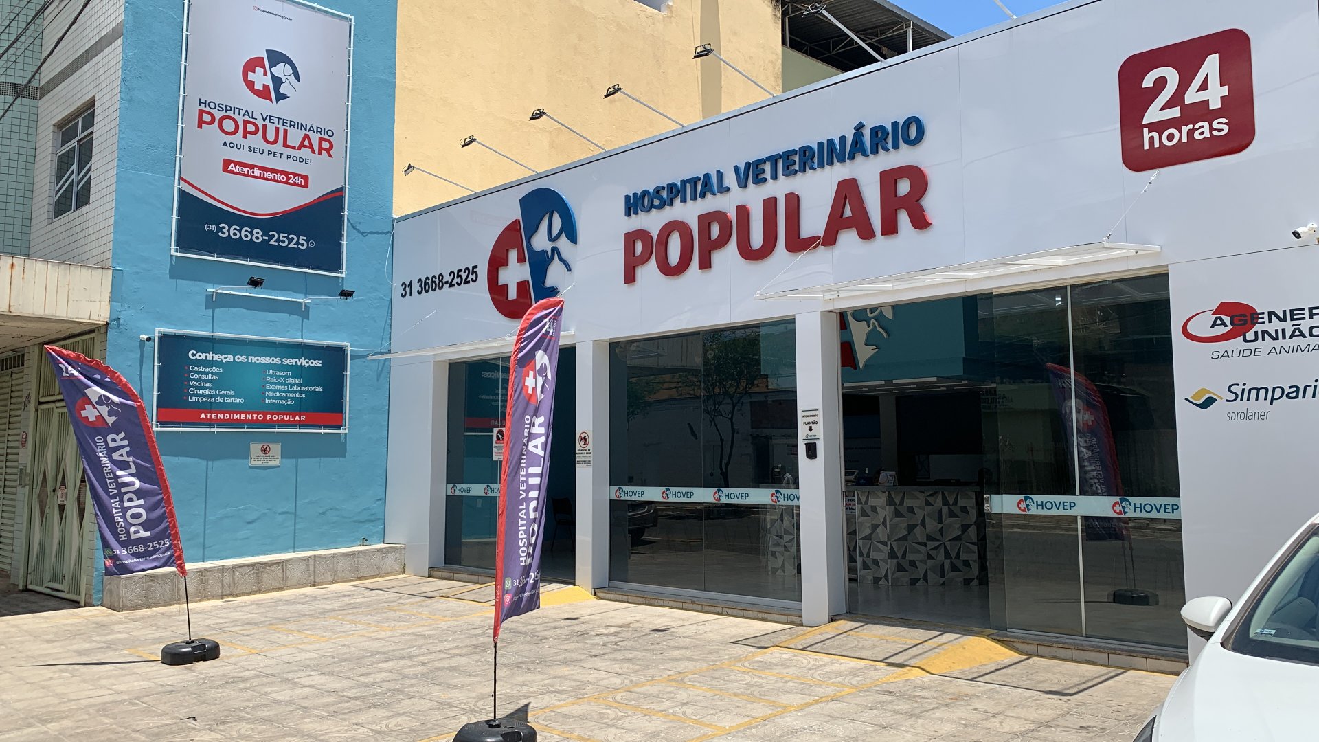 Atendimento veterinário 24h — Hovep - Coronel Fabriciano